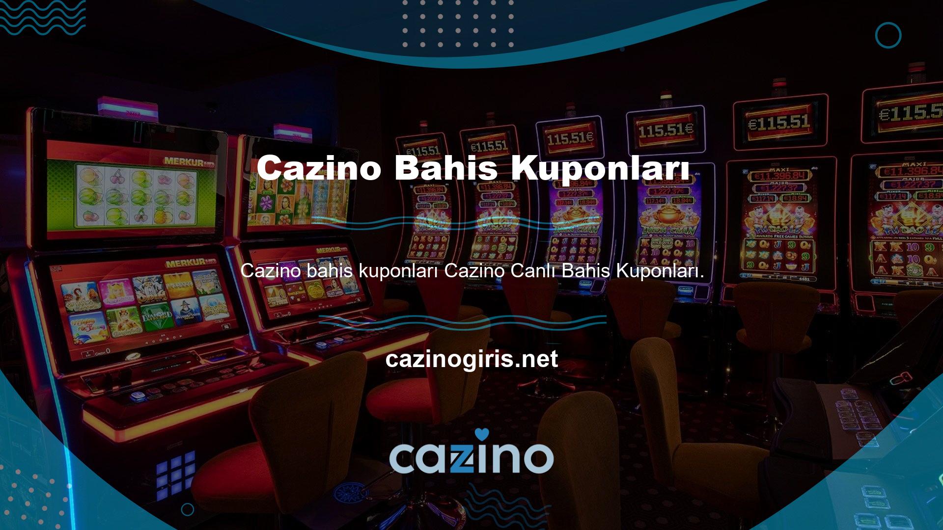 Cazino Canlı Bahis Kuponları Canlı Bahis Oyunları Hemen denemek isteyen insanlar için üç farklı kupon türü ile; hem garanti ve çok yüksek risk almaması nedeniyle en tek maç seçenekleri dikkat çekiyor